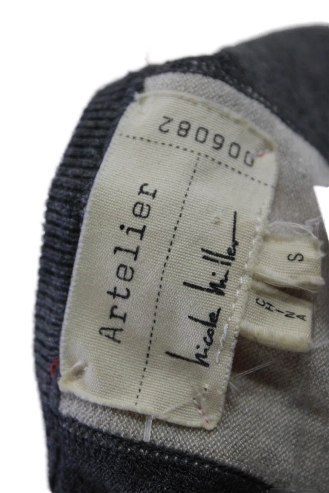 Artelier Nicole Miller Womens Sleeveless Scoop Neck Colorblock Dress White Small - Image 4 of 4