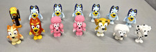Lot of 14 Assorted Bluey Friends Collectible Figures and 13 Accessory pieces