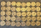 40 Silver Quarters Roll of Mix Dates, $10 Roll  90% Silver Bullion Pre 1964