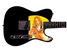 Tori Amos Signed Autographed Guitar ACOA