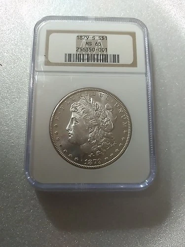 1879-S Morgan Silver Dollar NGC MS65 Gem BU San Francisco Mint