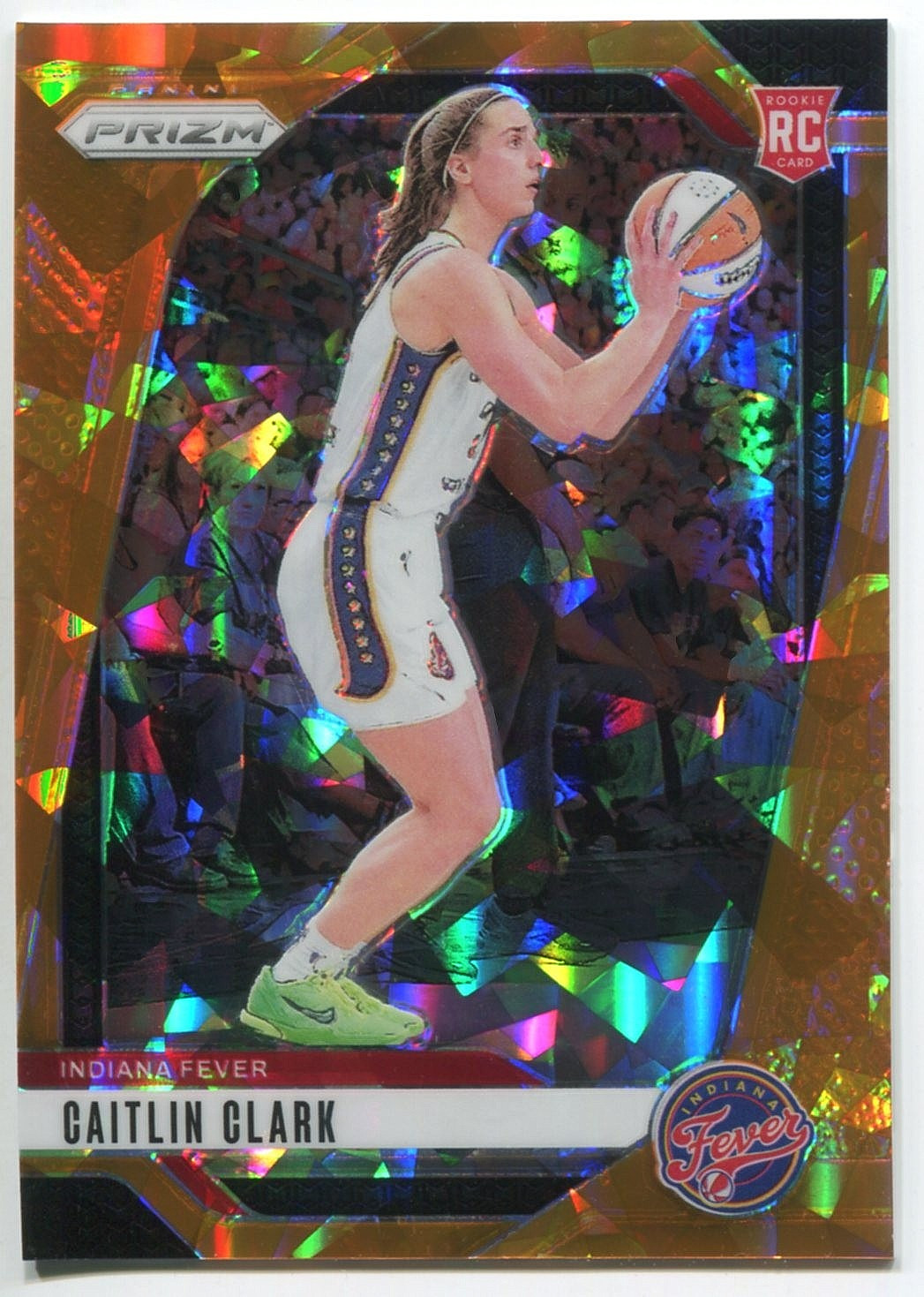 2024 Panini WNBA Prizm Caitlin Clark #22 RC Rookie Card Orange Ice
