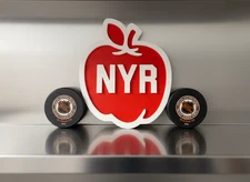 New York Rangers Winter Classic 3D Apple Logo Wall Sign