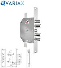 SERRATURA DI SICUREZZA DOPPIA MAPPA PER PORTE BLINDATE - DOM CR 2151/28 PLUS DX