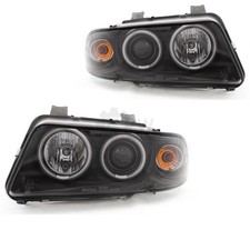 Scheinwerfersatz Set für Audi A4 B5 Typ 8D klar/schwarz Angel Eyes 1038832