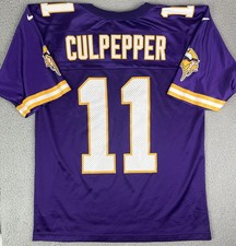 Daunte Culpepper Minnesota Vikings #11 Nike Team Purple NFL Football Jersey Sz M