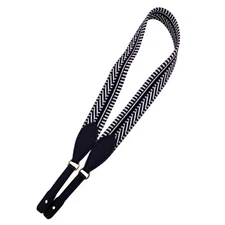 HERMES Bandouliere Sangle Caval 25mm Dougo 2023 Shoulder Strap Black GZl1bwas