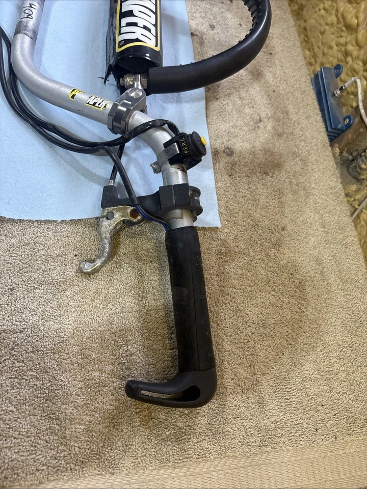 2009 Polaris Rmk 800 Thumb Throttle Killswitch pro taper handlebars Bars 409 - Image 3 of 4