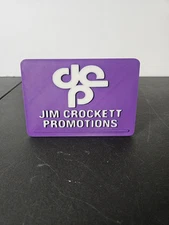 WWE Mattel JAKKS Custom Jim Crockett Promotions Standing Emblem Accessory 