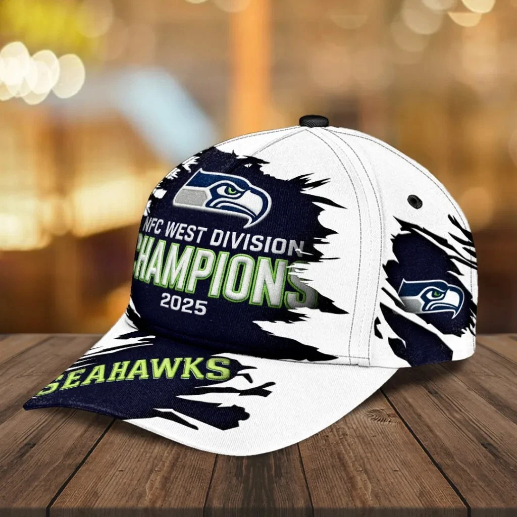 Seahawks 2025 NFC West Champions Classic Baseball Cap