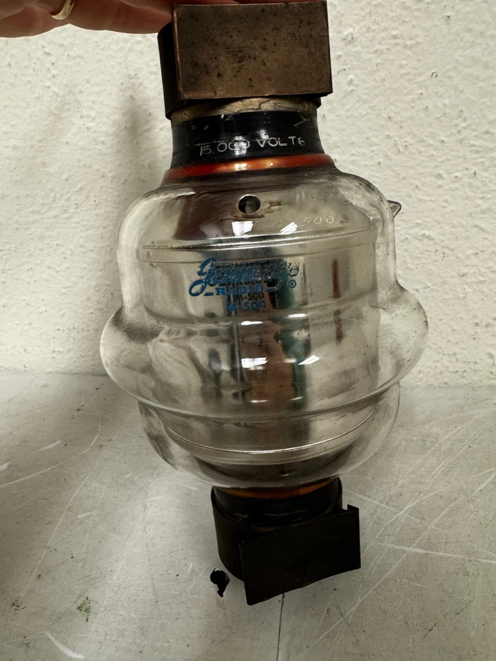 Condensador de tubo de vacío variable Jennings M 500 vintage Foto 2 de 4