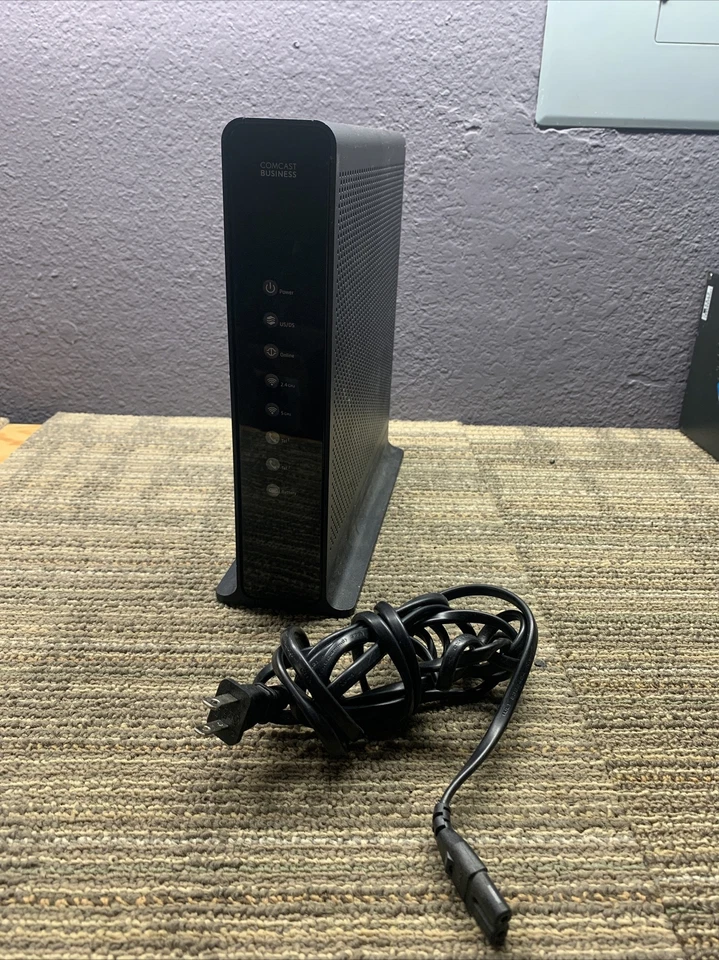 Cisco Comcast DPC3939B Business DOCSIS 3.0 Voice Gateway Modem w/ Power Cord - Image 3 of 4