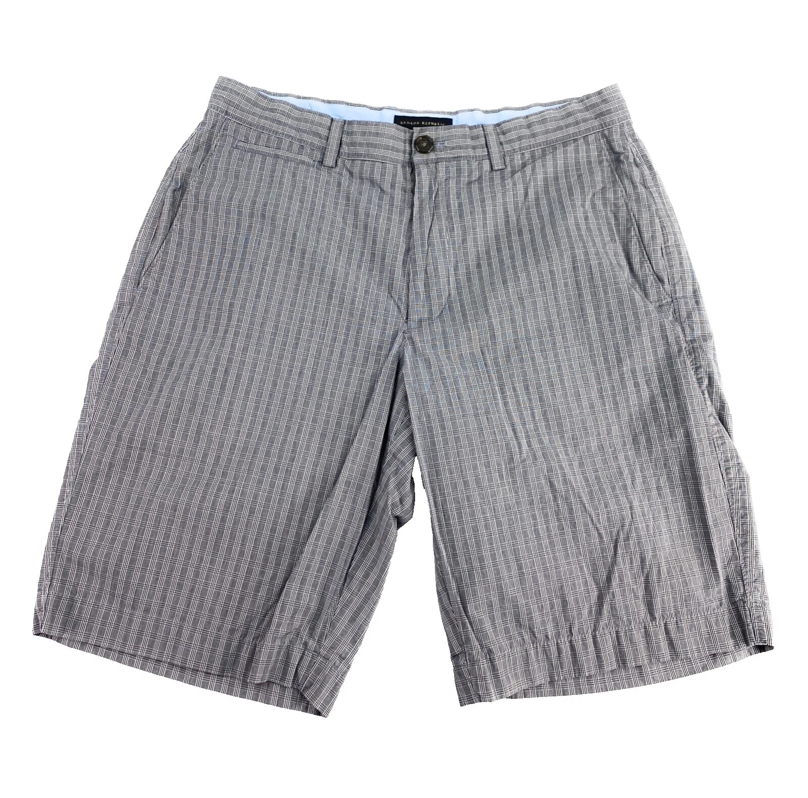 Pantalones cortos informal cuadros Banana Republic para hombres