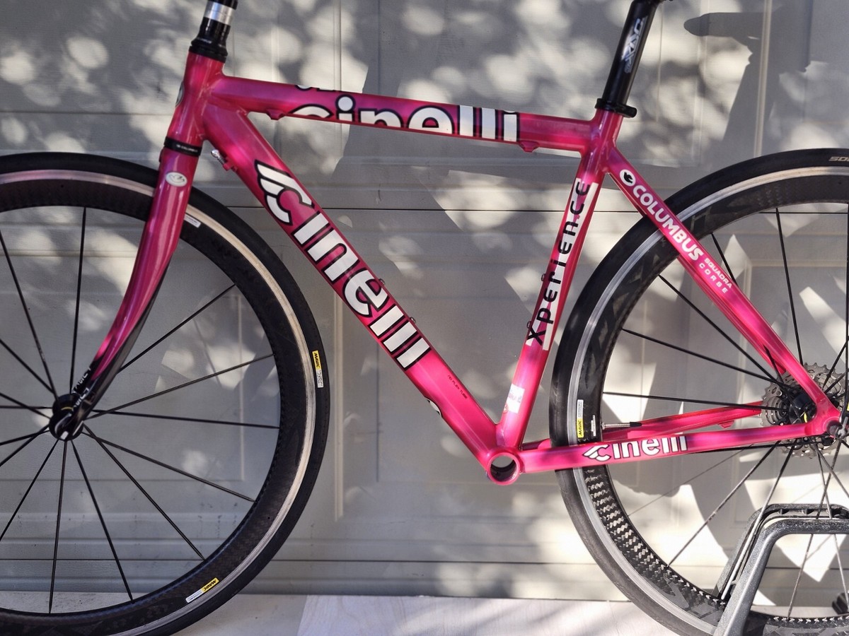 Cinelli Experience Frameset Hot Pink 50cm Top Tube Mint Used