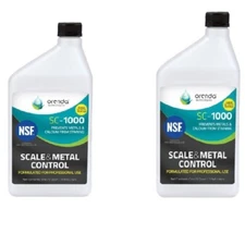 Quart Orenda SC-1000 Scale Control & Metal Chelant Swimming Pools - 2 Bottles