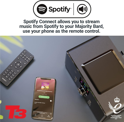 Radio DAB Portatile Majority Touro - Con WiFi, Bluetooth E Spotify - Foto 9