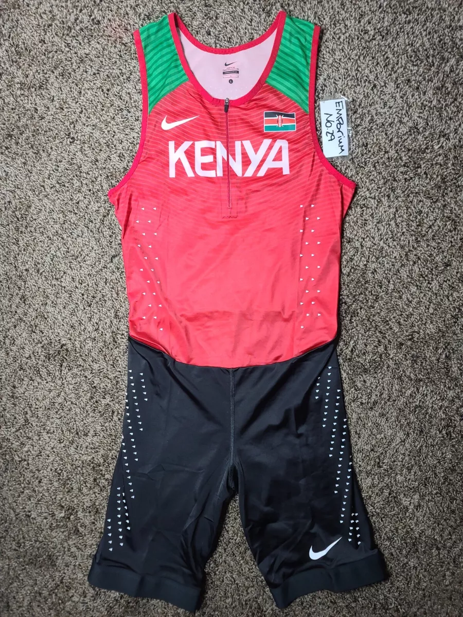 Nike Pro Elite Kenya Olympic AEREOBLADES Speedsuit USA Made 800416