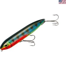 Topwater Zara Spook Fishing Lure - 4.5-Inch Natural Perch for Explosive Strikes