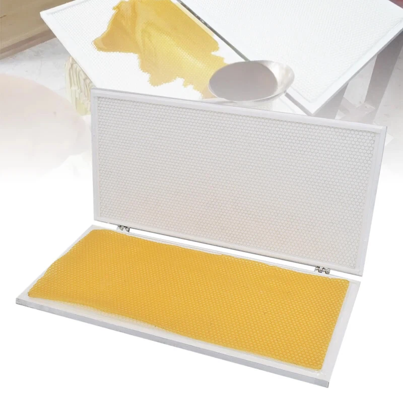 Silicone Beeswax Molds Flexible Beeswax Foundation Sheet Press Embosser Making - Image 3 of 4