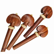 4pcs Rosewood Viola Pegs, High quality Viola Peg Stringt tuning Key