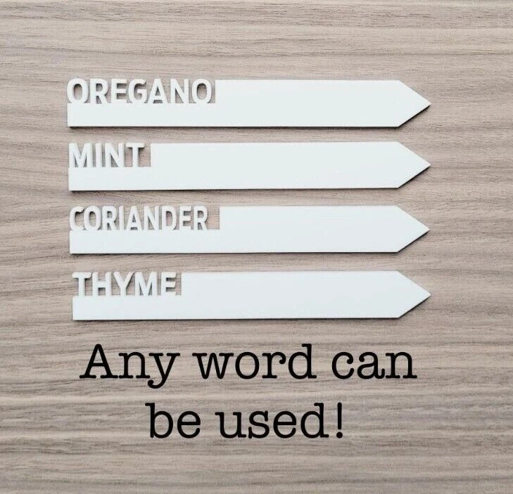 Garden Herb Labels Fasci Garden