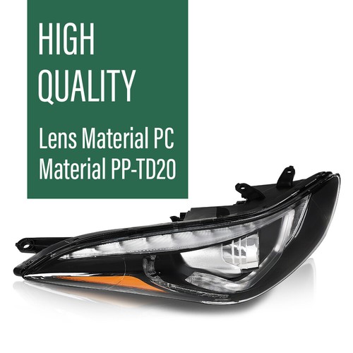 Fit For 14-16 Hyundai Elantra LED Projector Headlight Limited Right Passenger - Picture 5 of 13