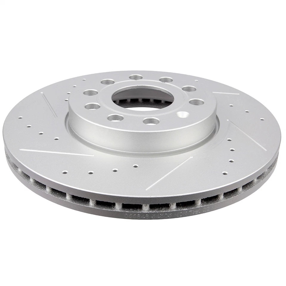 Front Brake Rotors & Ceramic Pads 288mm For Volkswagen Jetta Beetle Golf Audi A3 - Image 4 of 4