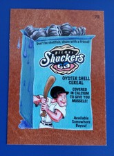 2016 WACKY PACKAGES ANS14 LEATHER #79 BILOXIE SHUCKERS CEREAL #/3 @@ RARE @@   