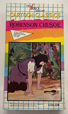 Video Bancorp Robinson Crusoe Cartoon Classics VHS Tested TVC