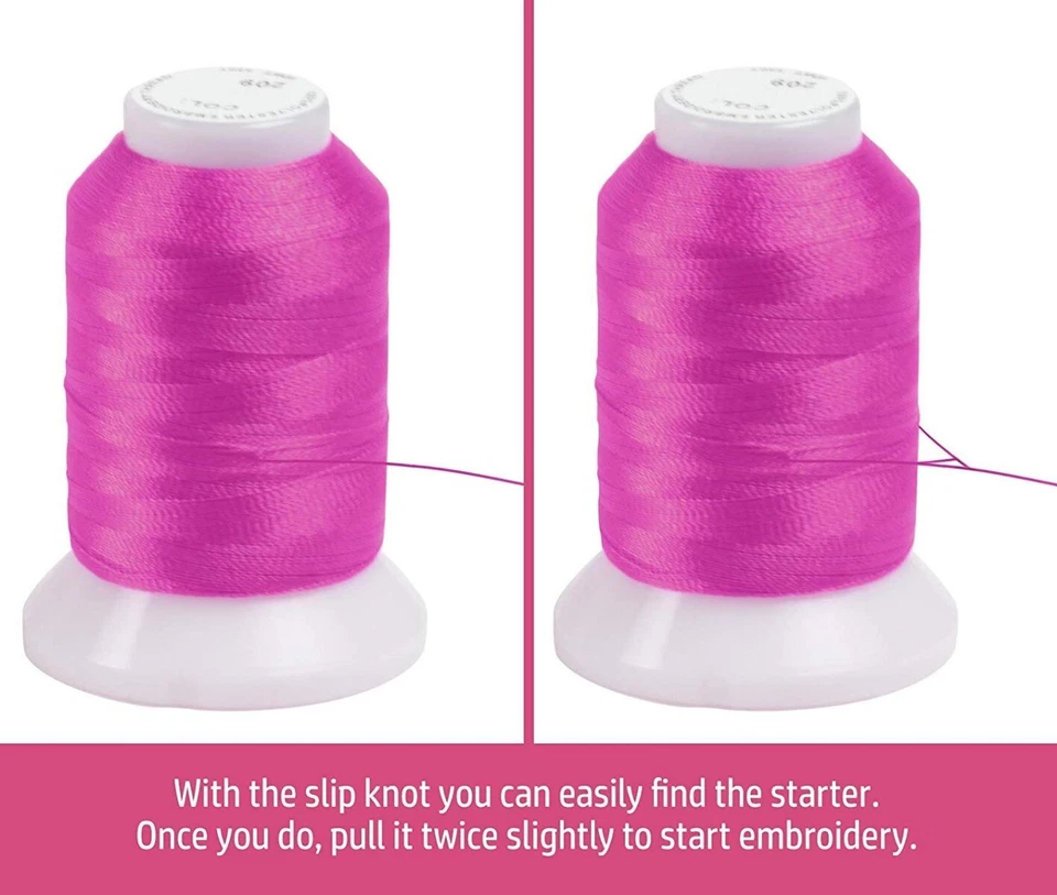 80 Spools 550Y Embroidery Polyester Machine Thread Compatible with Brother - Image 3 of 4