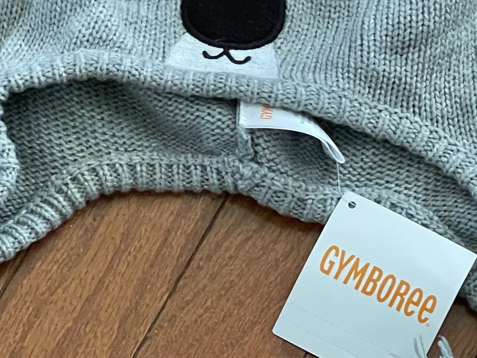 Nuevo Gymboree Niñas Koala Suéter Sombrero Talla 5-7 Foto 3 de 4