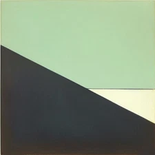 Medium Abstract Painting 2x2 ft. Post-Modernism Geometric Demrin Cubism II NEW