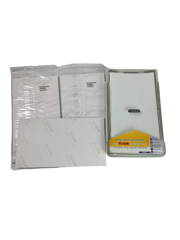 Kodak Easyshare Photo Printer 500 And Additional Color Cartridge & Photo Paper
