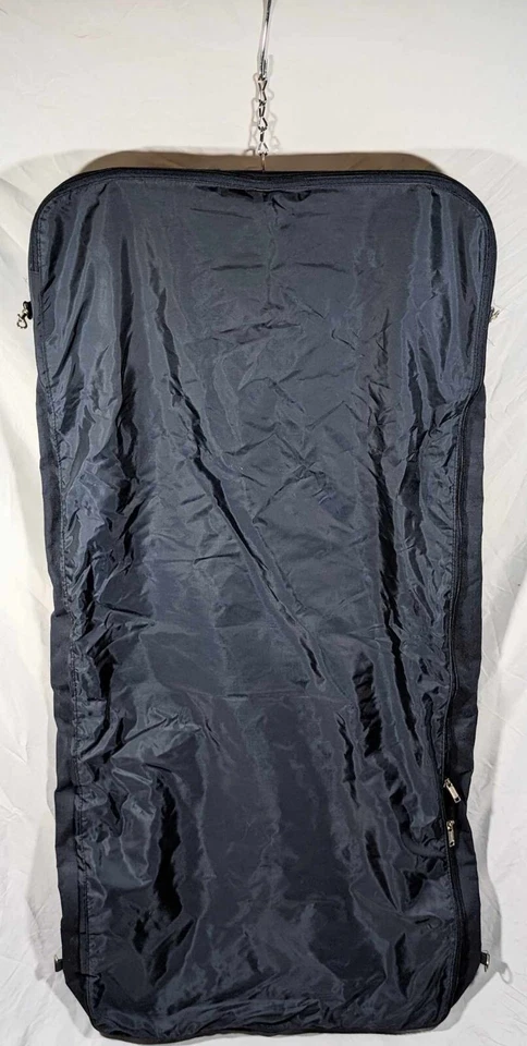 Винтажная темно-синяя сумка для одежды Jaguar с подвесным крючком - Изображение 3 из 4