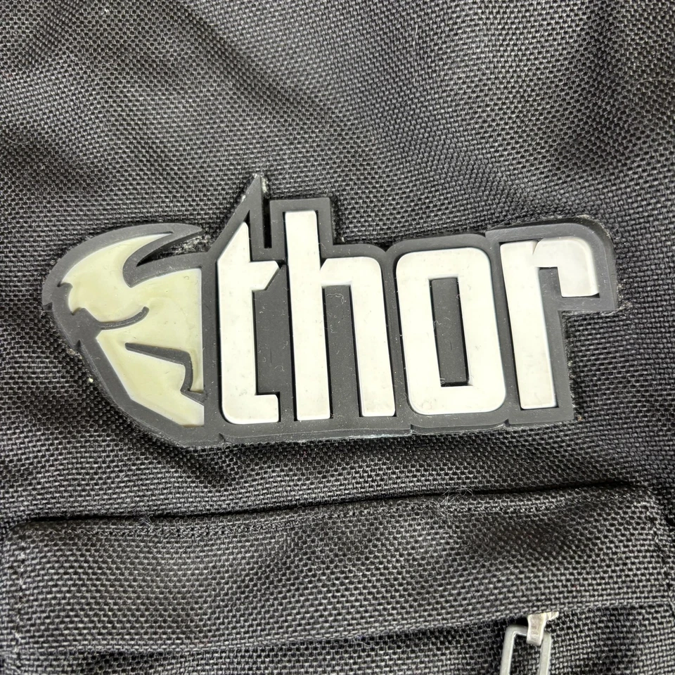 Chaqueta Thor Juvenil XL Negra Gris Fase Motocross Off Road Enduro Montar Ventilada Foto 3 de 4