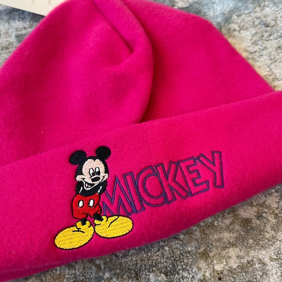 Sombrero polar rosa vintage de Mickey para niños nuevo con etiquetas Foto 2 de 4