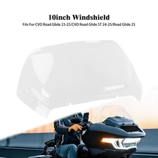 10" Windscreen Plastic Clear Windshield For Harley Road Glide FLTRX 2024-2025