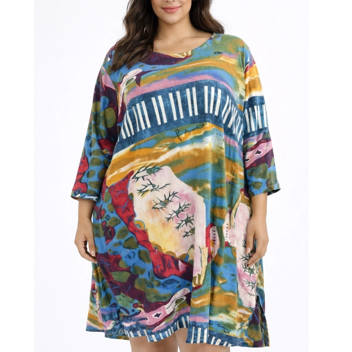 Linen Long Sleeve Plus Size Dresses for Women for sale | Shop with Afterpay  | eBay Australia