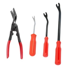 4Pcs Auto Clip Pliers Set Fastener Remover Trim Rivet Removal Tool Kit for Ca...