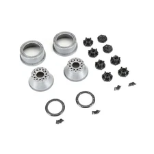 Pro-Line Limited Edition Raid Bead-Loc F/R 2.2"/3.0" SC Wheels (2) Black/Grey