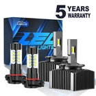 For GMC Sierra 1500 2016 - 2018 LED Headlight Fog Light Bulbs Super White Bright