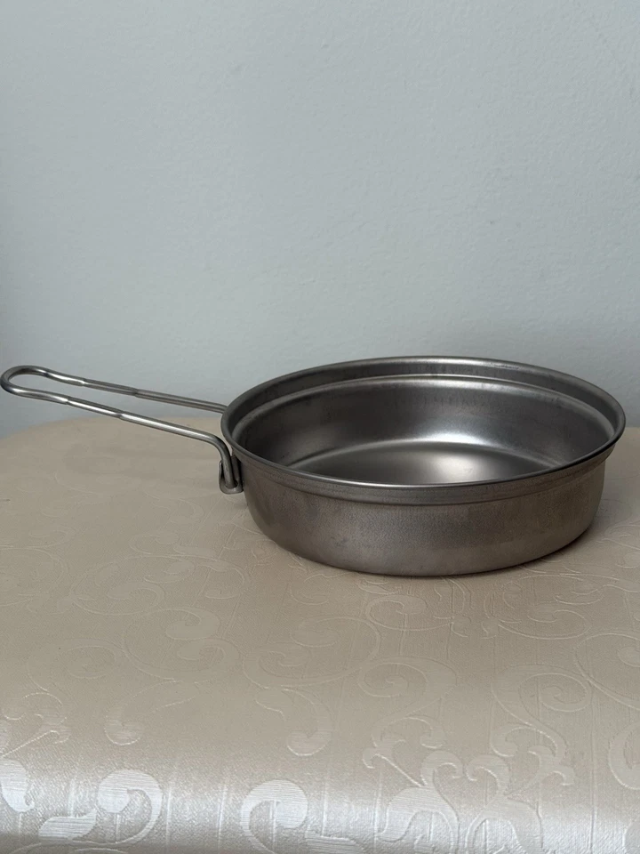 Snow Peak Titanium Fry Pan Skillet 5” Ultralight Camping Hiking Cookware - Image 3 of 4