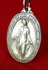 Carmelite NUN'S VINTAGE ST. CATHERINE LABOURE STERLING CATHOLIC MIRACULOUS MEDAL