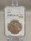 1923 Peace Silver Dollar $1 - NGC MS 62