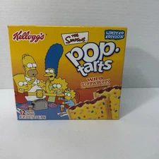 Kellogg's The Simpsons Wild Strawberry Sprinkles Pop Tarts Sealed 2003 Expired