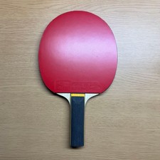 Custom-made table tennis racket, Acadie rubber, blue grip, J3, Fastarc G1