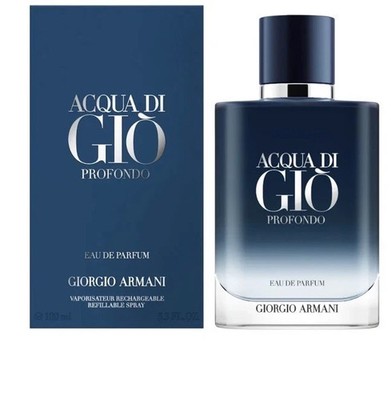 Giorgio Armani Acqua Di Gio Profondo Eau de Parfum Spray 3.3 fl oz Free Shipping