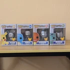 Funko Pop! Games Metallic Pokémon 4-Pack Pikachu Squirtle Charmander Bulbasaur