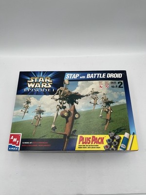 Star Wars Episode 1 AMT STAP with Battle Droid -  Kit 30124 1:6 Scale Unused