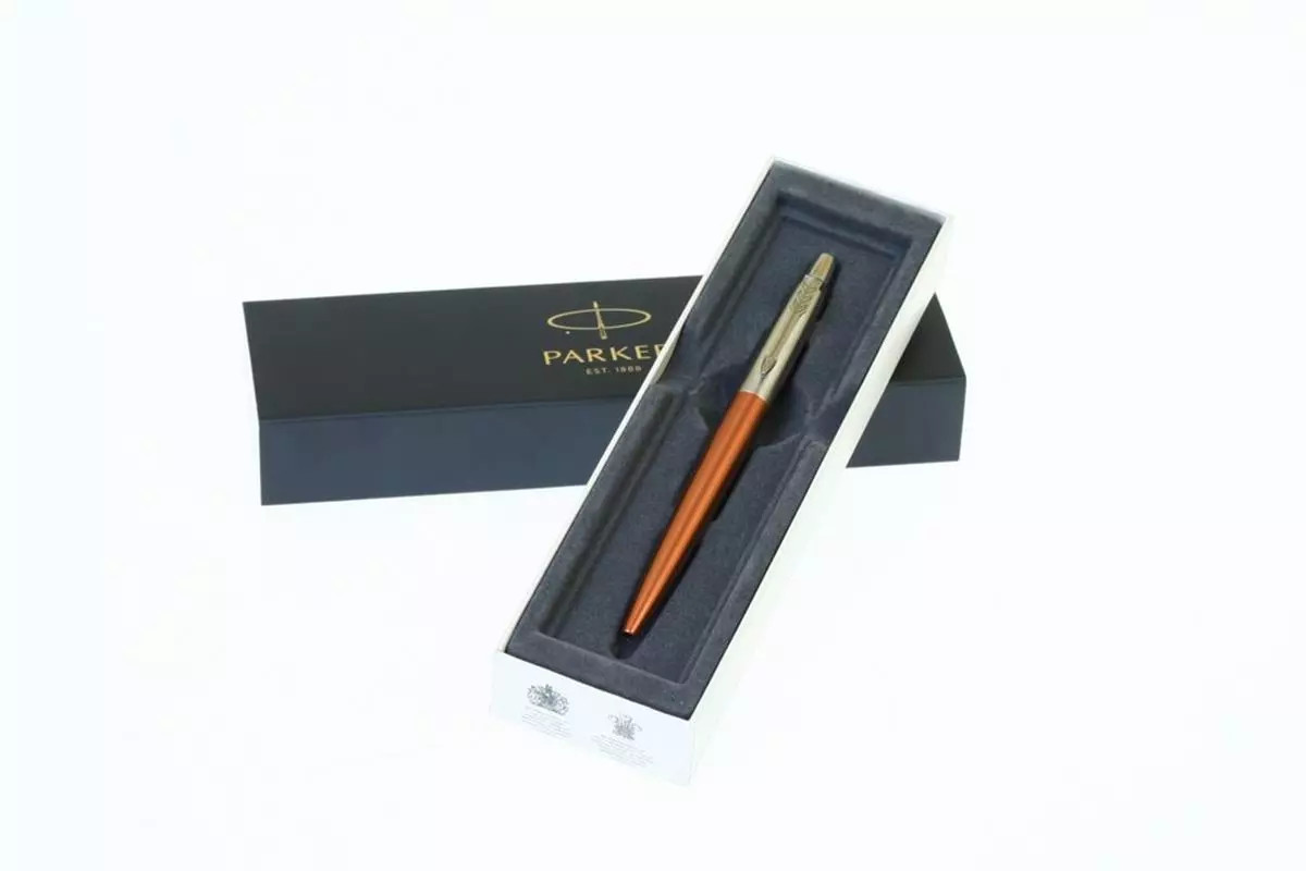 3501179531892 Dugopis automatyczny Jotter Chelsea, pomaraczowy Ct Parker